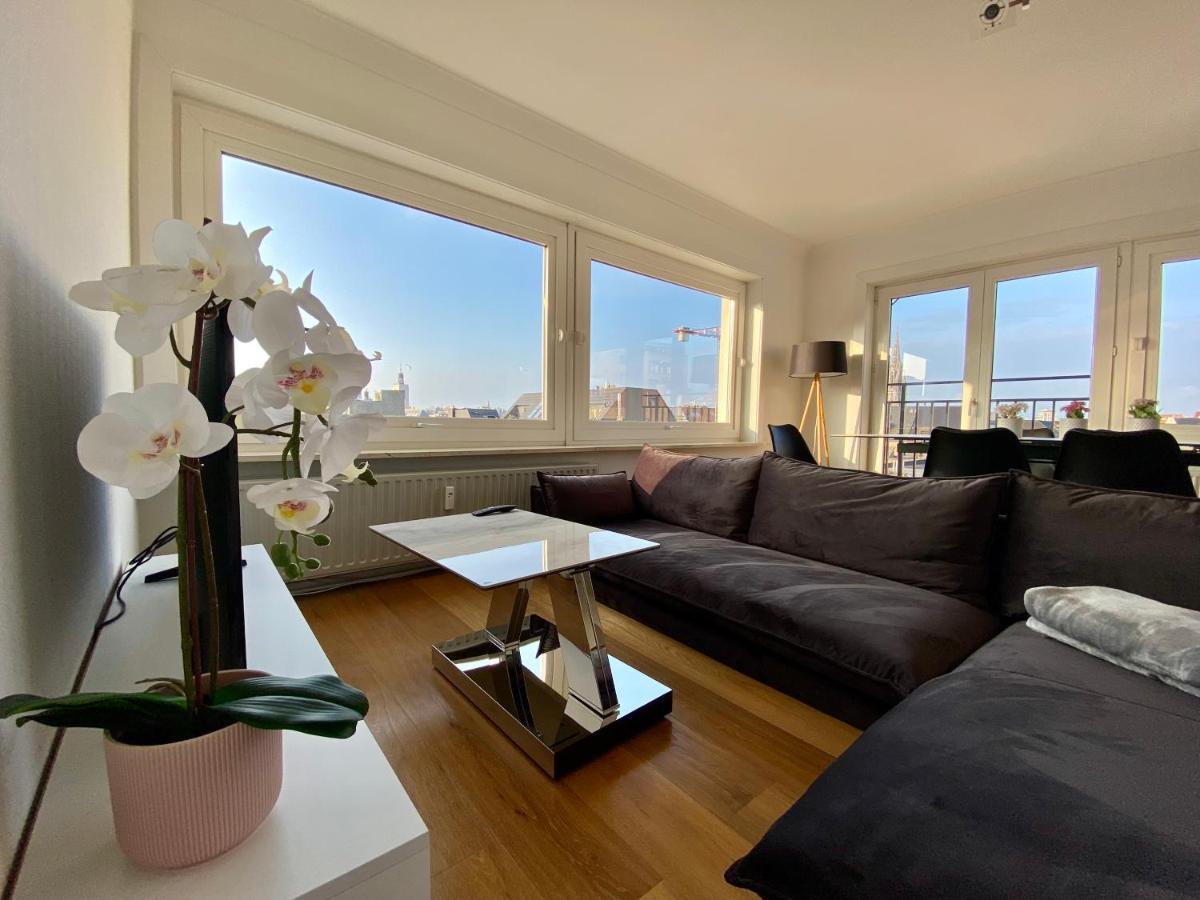 Luxury 3 Bedroom Apartment On The Top Floor With Panoramic View Ostend Exterior photo