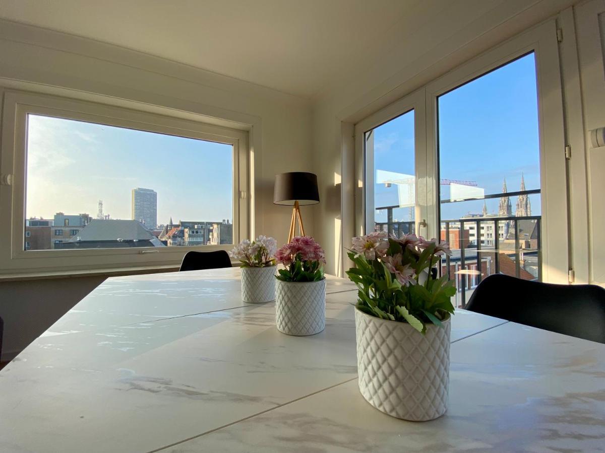 Luxury 3 Bedroom Apartment On The Top Floor With Panoramic View Ostend Exterior photo