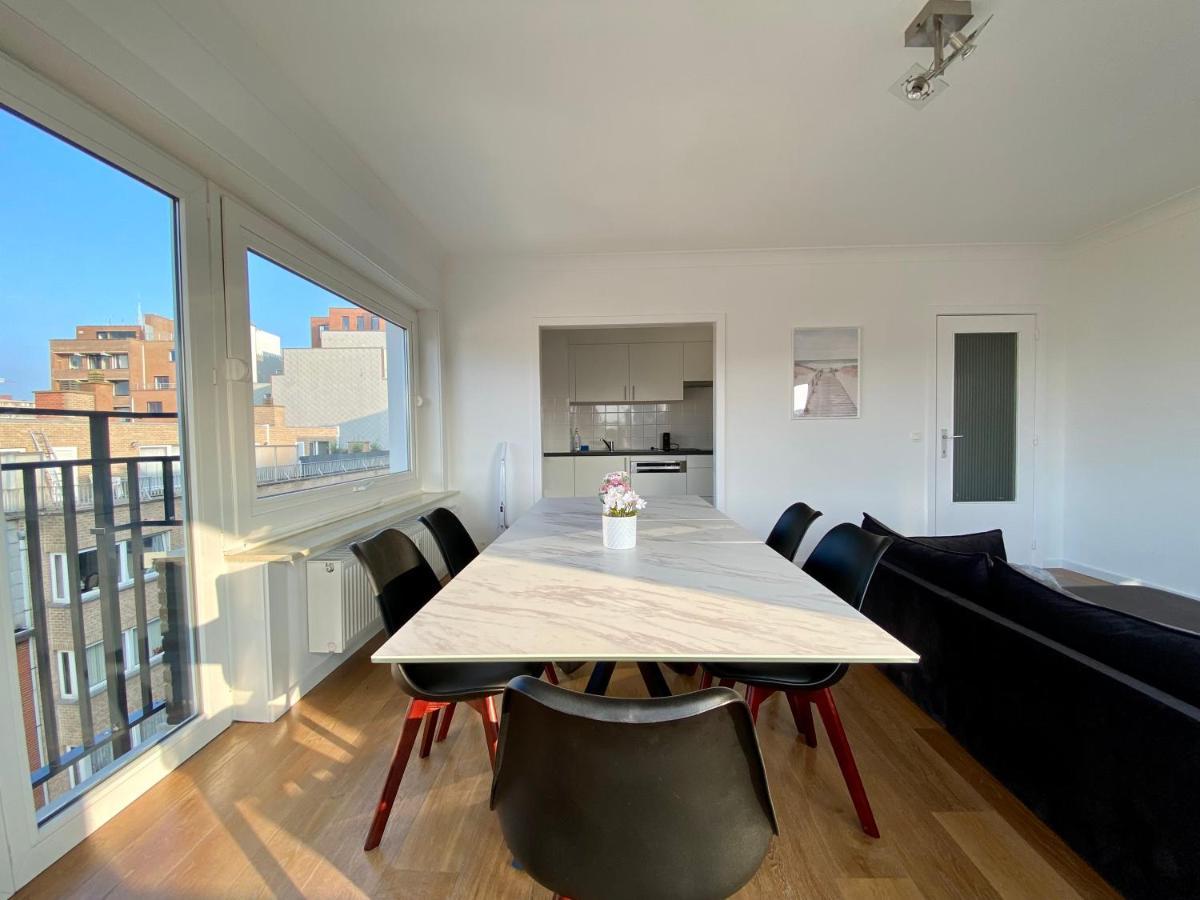 Luxury 3 Bedroom Apartment On The Top Floor With Panoramic View Ostend Exterior photo